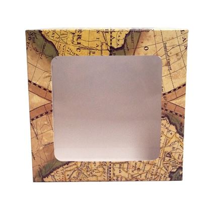 Изображение Подарочная коробка 14x14x5 см с окошком