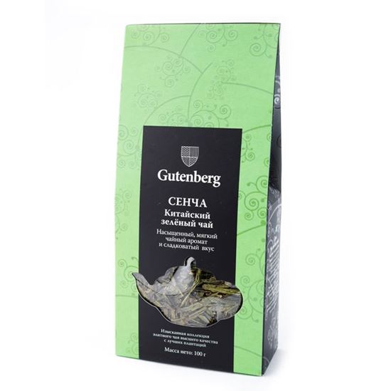 Изображение Китайский элитный чай Gutenberg Сенча, 100 гр