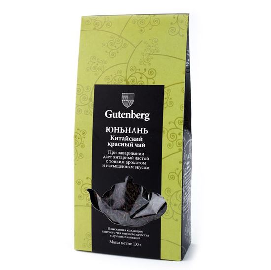 Изображение Китайский элитный чай Gutenberg Юньнань, 100 гр