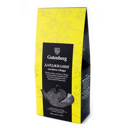 Изображение Чай Gutenberg черный индийский Дарджилинг 2-ой сбор, 100 гр