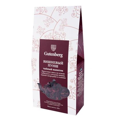 Изображение Чайный напиток Gutenberg  Вишневый Пунш, 100 гр