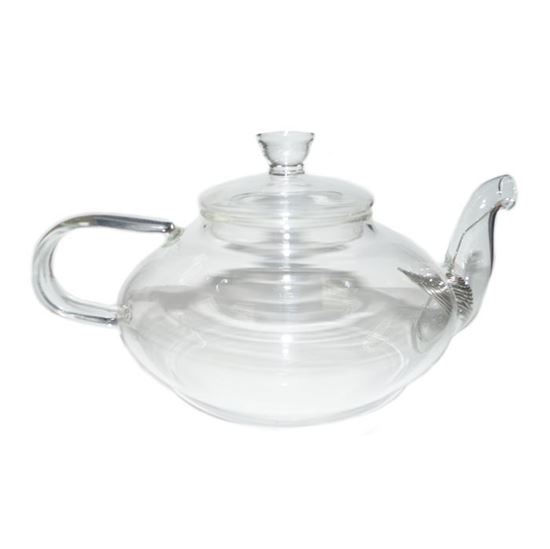 Изображение Заварочный чайник из жаропрочного стекла "Фрезия" с пружинкой-фильтром в носике, 600 мл., дно d75 мм