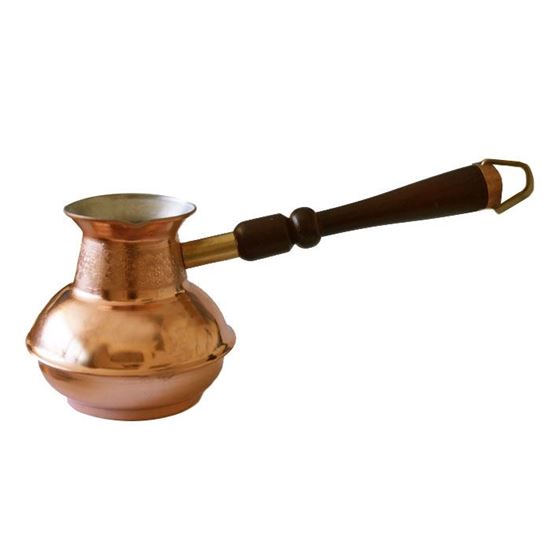 Изображение Турка медная со съемной ручкой 500 грамм "Славяночка"