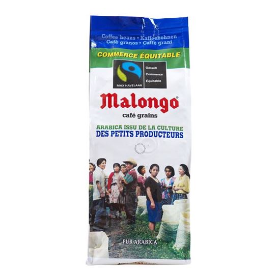 Изображение Кофе Malongo в зернах Фэир Трейд Макс Хавелаар 250 гр.
