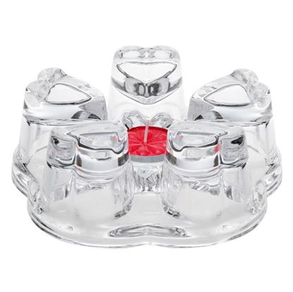 Изображение Подставка-подогреватель "Агава" из жаропрочного стекла, d110мм.