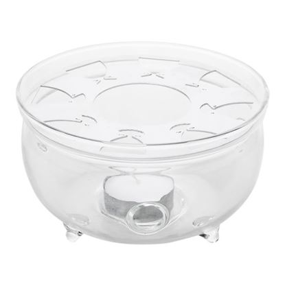 Изображение Подставка-подогреватель "Лилия" из жаропрочного стекла, d120мм.