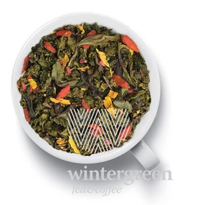 Изображение Чай Gutenberg зеленый ароматизированный Годжи - Малина