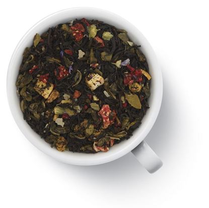 Изображение Чай Gutenberg ароматизированный зеленый с черным Царский Экстра