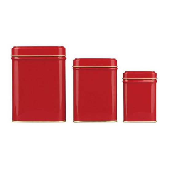 Изображение Банка для чая Коста красная 50 грамм