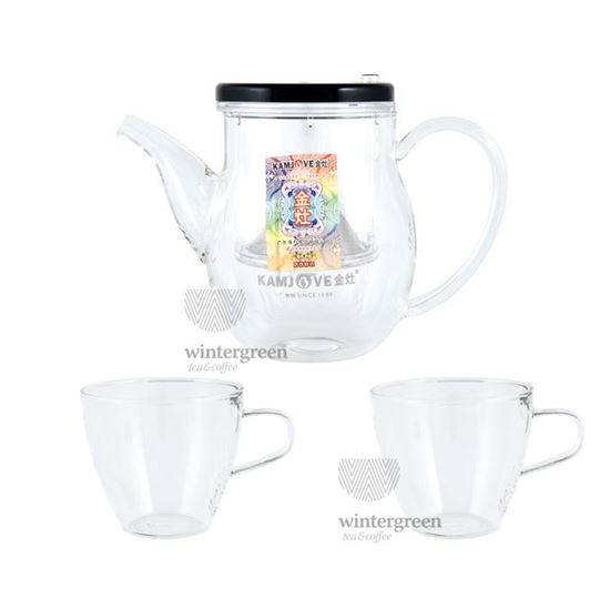 Изображение Подарочный набор Гунфу (чайник объем 500 мл + 2 чашки по 150мл)