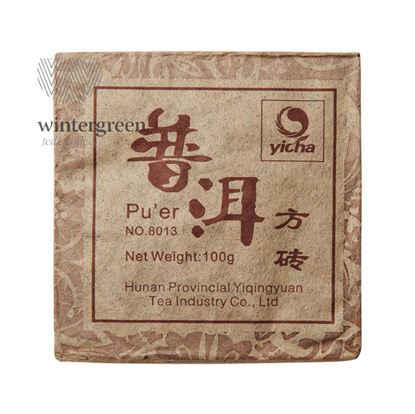 Изображение Чай китайский  элитный шу пуэр "8013"  Фабрика  Хуннань Ти Компани сбор 2008 г  100 гр (кирпич)