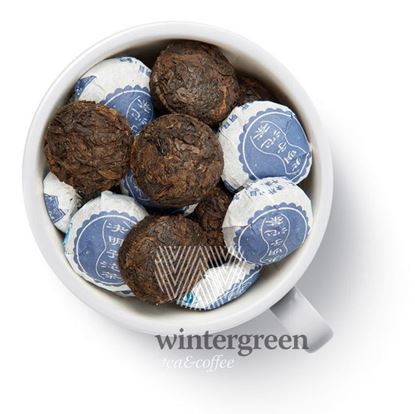 Изображение Чай Gutenberg китайский  элитный  шу пуэр прессованный мини- точа с кассией