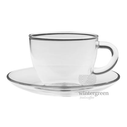 Изображение Чайная пара"Стеклянный бутон" из жаропрочного стекла.  Объем 150 мл.