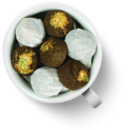 Изображение Чай Gutenberg китайский элитный шу пуэр прессованный Хуа То (с хризантемой)